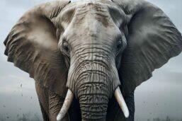 Glasschilderij - Exclusive - Liggend - Olifant Gelder - meubelboutique.nl
