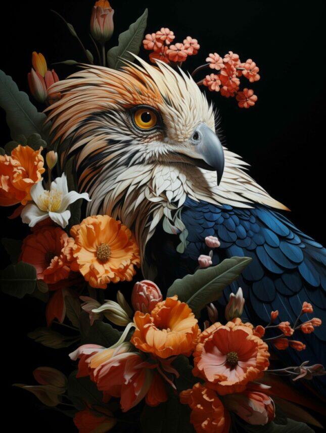 Van-Helder-Design-46-scaled-1 Glasschilderij - Exclusive - Staand - Havik Kleurrijk - meubelboutique.nl